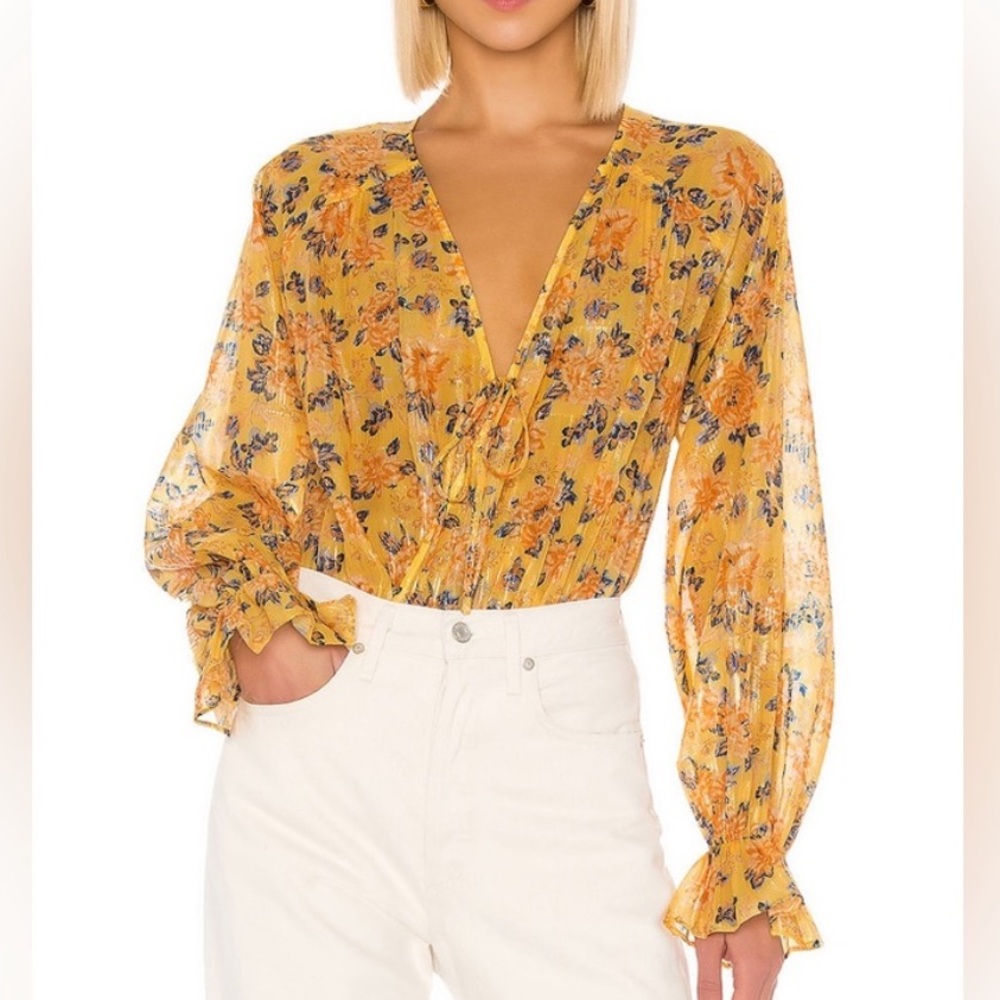 Tula Rosa Vibrant Yellow Bodysuit